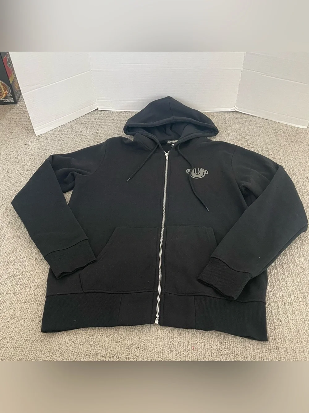 New men’s true religion zip up hoodie